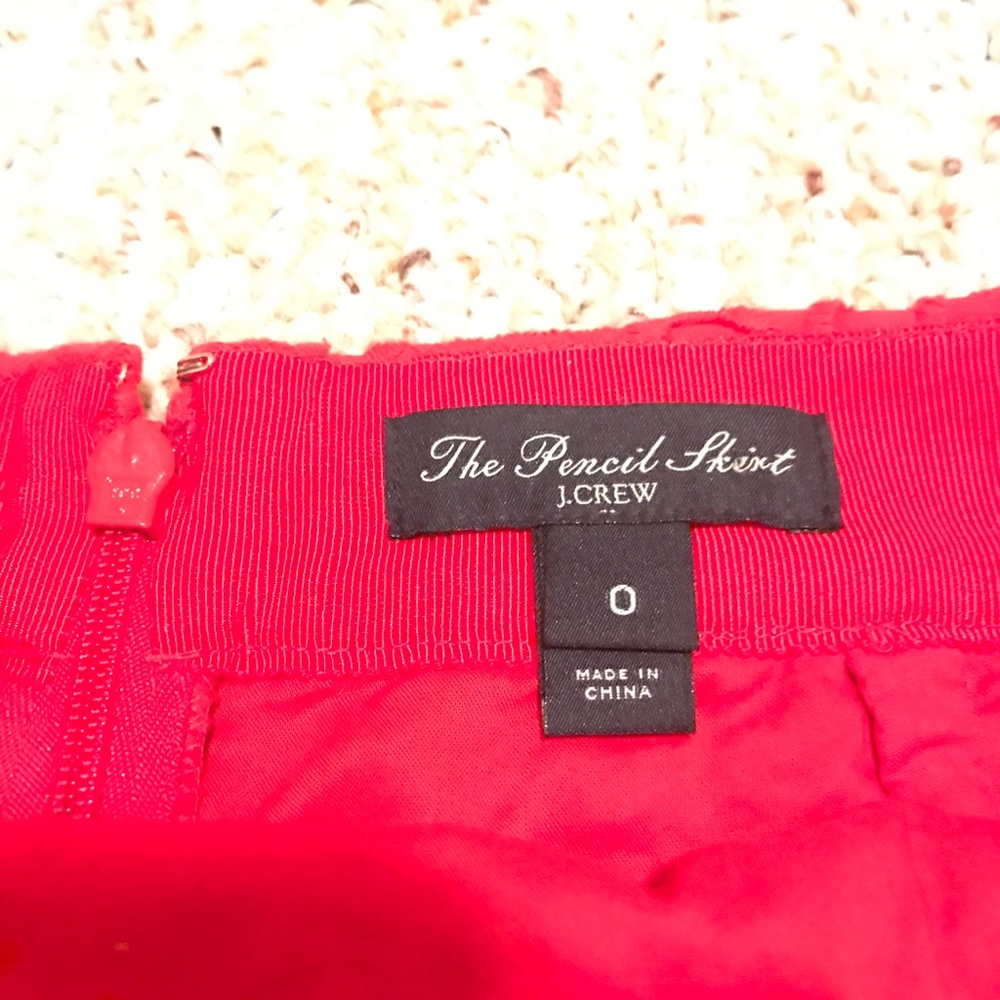 J Crew Eyelet Pencil Skirt - Picture 3 of 3